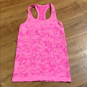 Pink LULULEMON Swift Tank Top Size 4